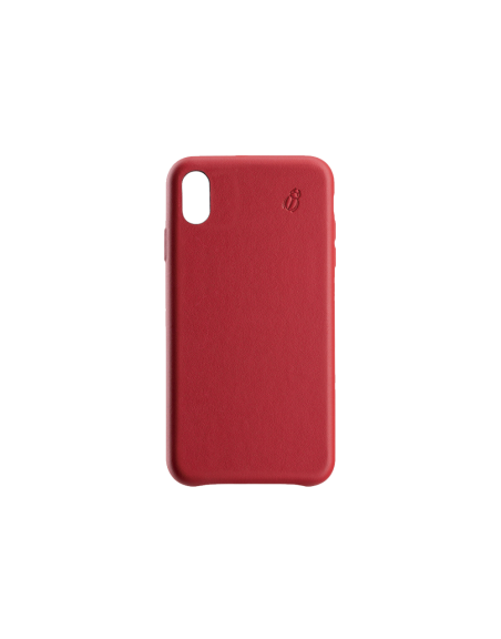 Iphone Xs Red Leather Case