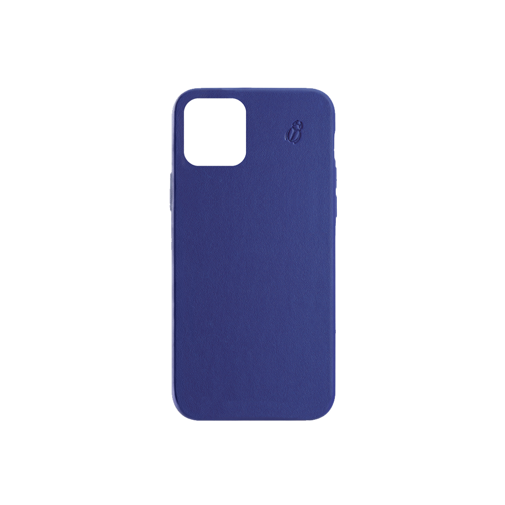 Iphone 12 Pro Max Blue Leather Case