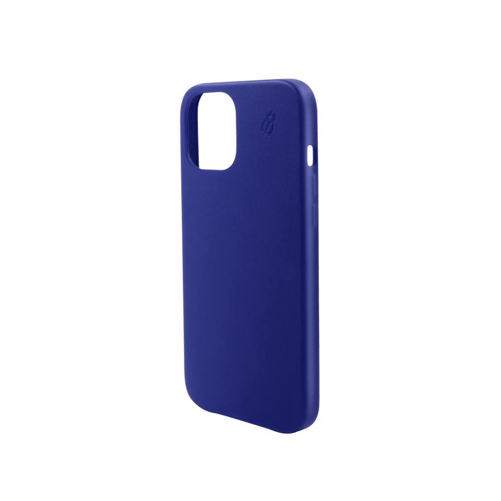 iPhone 12 / 12 Pro blue leather case