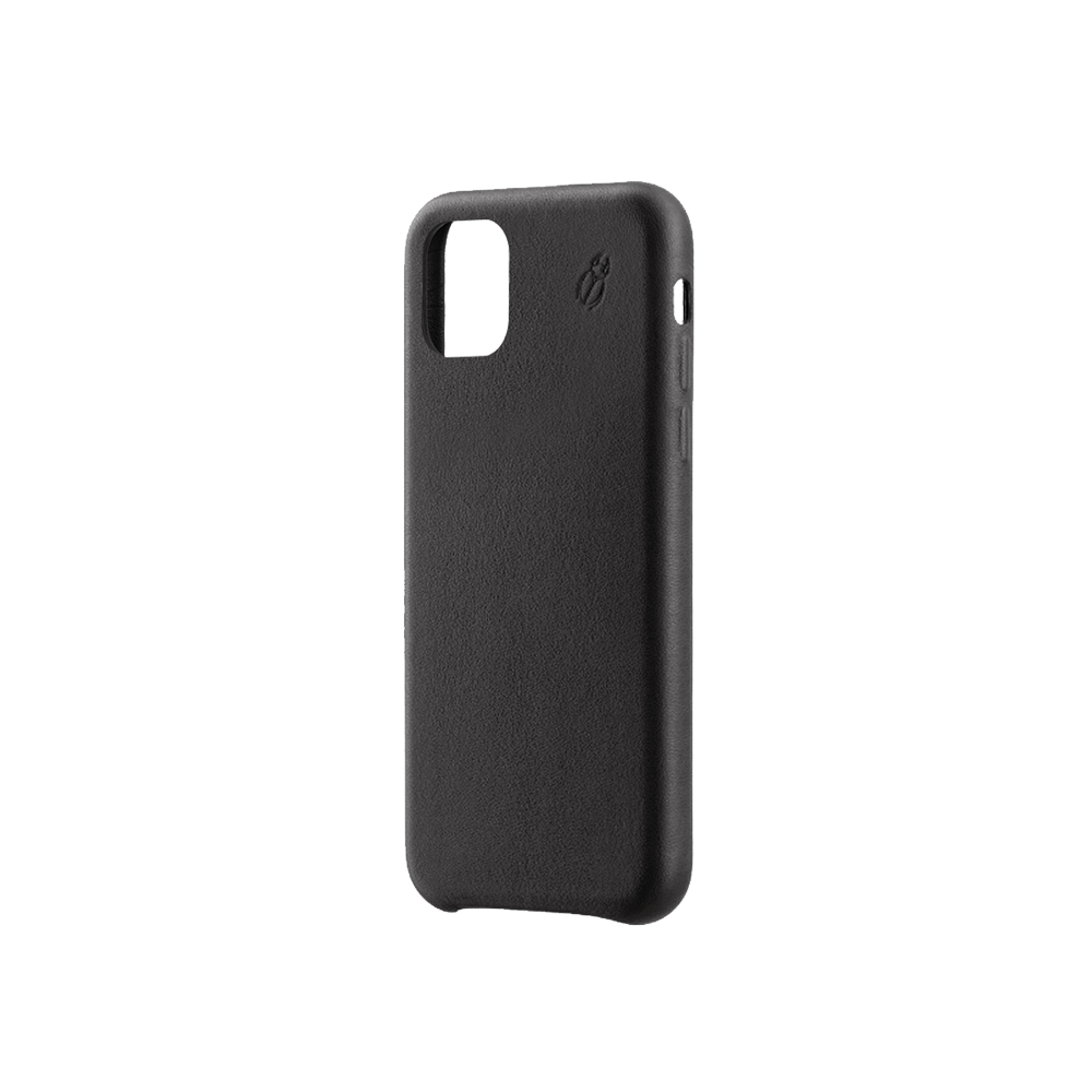 iPhone 11 Pro black leather case